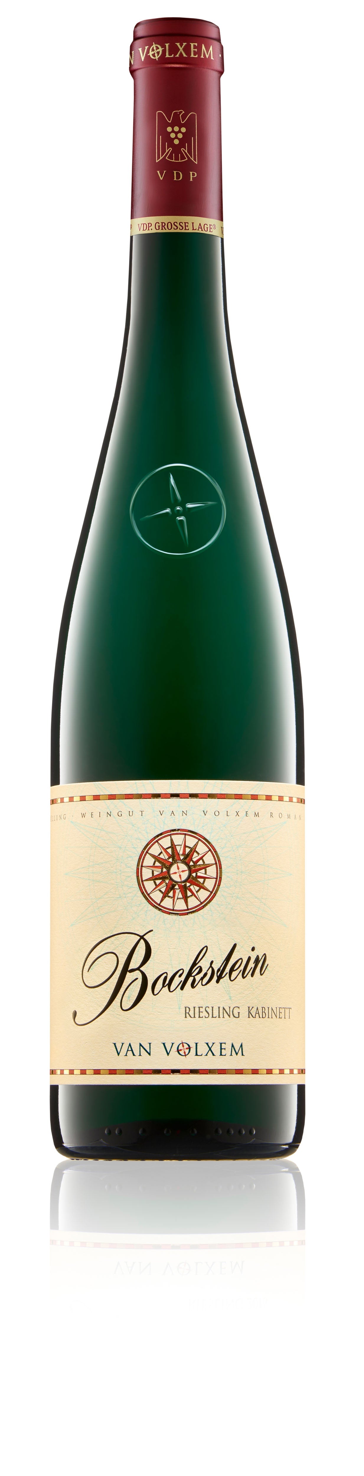 Bild einer Flasche, Weingut Van Volxem - Bockstein Riesling VDP.Große Lage Kabinett feinfruchtig 2024, Weißwein von Weingut Van Volxem