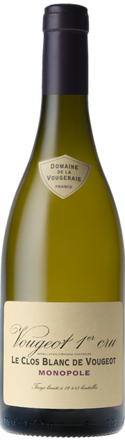 Bild einer Flasche, Domaine de la Vougeraie - Vougeot 1. Cru "Le Clos Blanc" Monopole 2023, Weißwein von Domaine de la Vougeraie