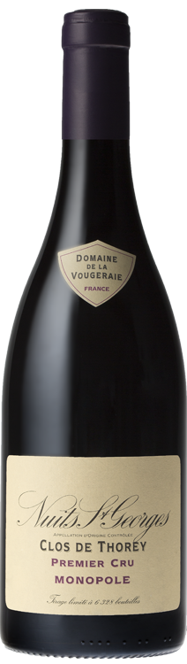 Bild einer Flasche, Domaine de la Vougeraie - Nuits-St-Georges 1. Cru "Clos de Thorey" Monopole 2022, Rotwein von Domaine de la Vougeraie