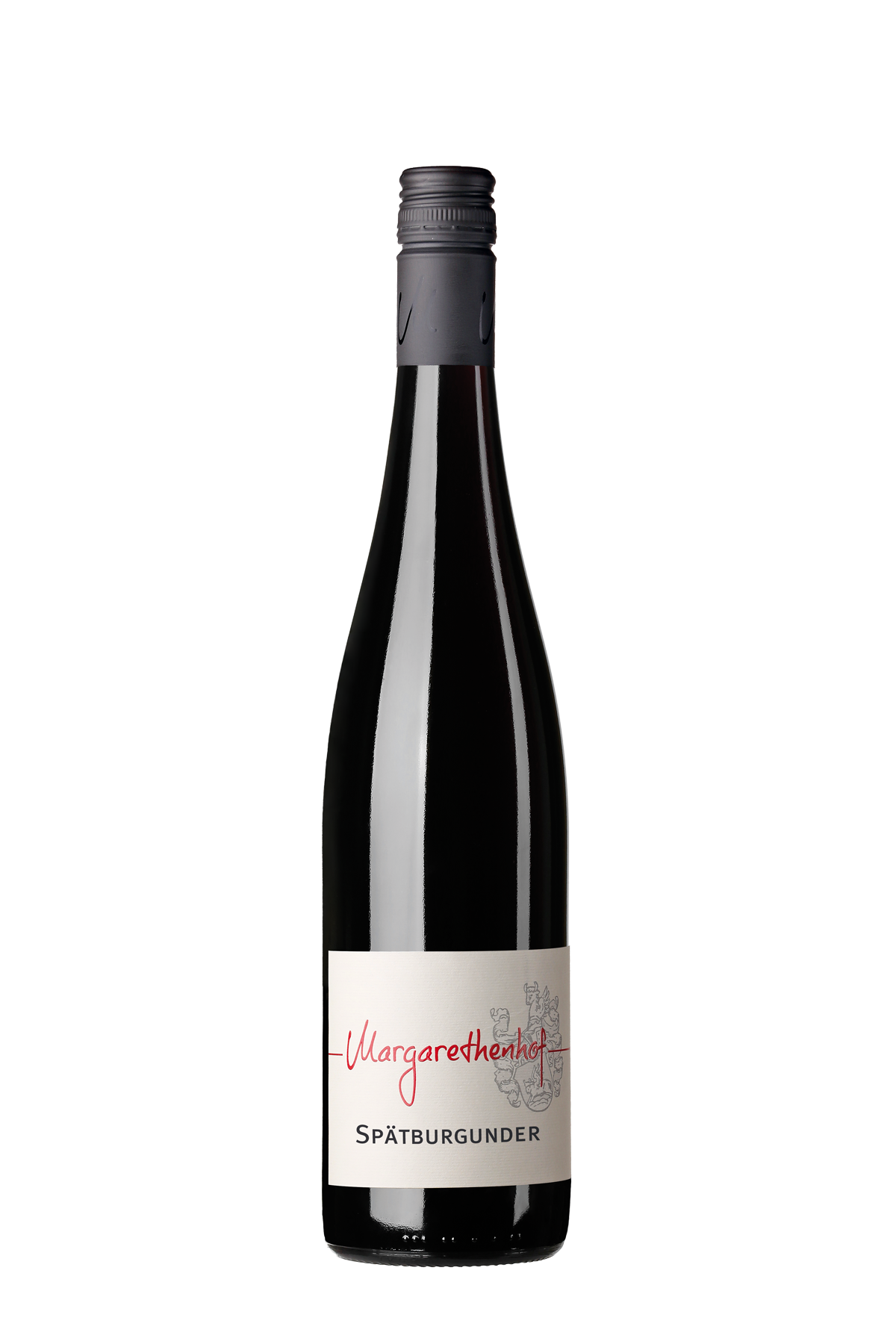Bild einer Flasche, Margarethenhof - Spätburgunder Rotwein Kernstück trocken 2023, Rotwein von Margarethenhof