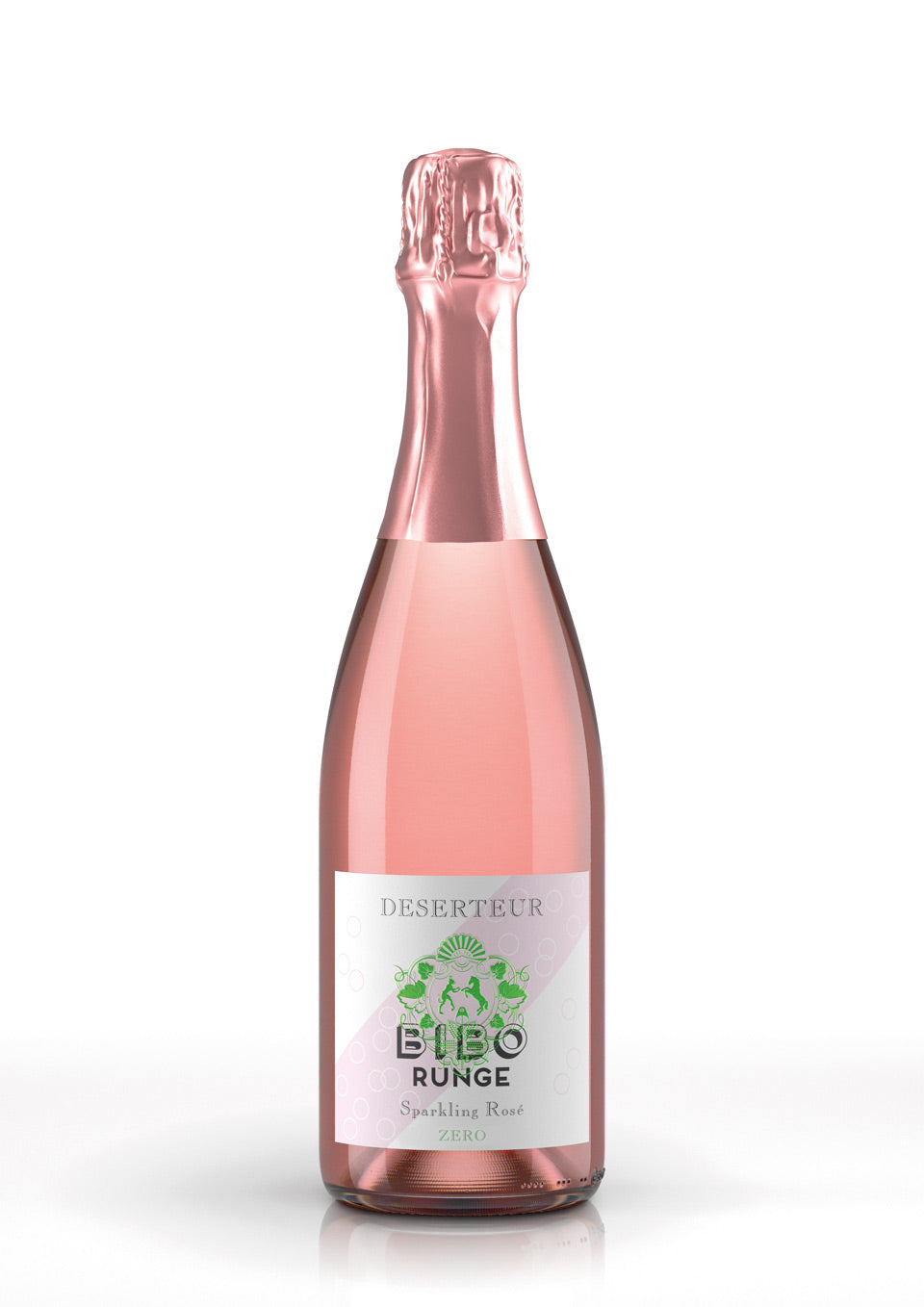 Bild einer Flasche, Weingut Bibo Runge - Deserteur Sparkling Rosé alkoholfrei, Rosé von Weingut Bibo Runge