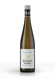 Bild einer Flasche, Weingut Bibo Runge - Jongleur Riesling halbtrocken Ortswein 2023, Weißwein von Weingut Bibo Runge