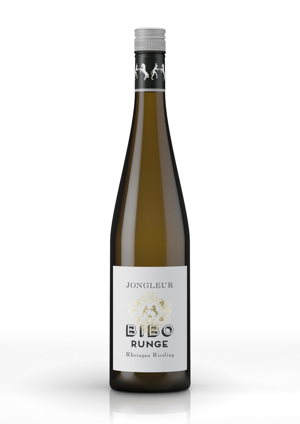 Bild einer Flasche, Weingut Bibo Runge - Jongleur Riesling halbtrocken Ortswein 2023, Weißwein von Weingut Bibo Runge