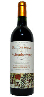 Bild einer Flasche, Château Peybonhomme Les Tours - Blaye Quintessence 2018, Rotwein von Château Peybonhomme Les Tours