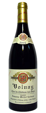 Bild einer Flasche, Michel Lafarge - Volnay 1. Cru "Clos du Château des Ducs" Monopole 2020, Rotwein von Michel Lafarge