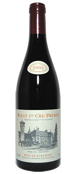 Bild einer Flasche, Domaine de Suremain - Rully 1. Cru "Préaux" 2022, Rotwein von Domaine de Suremain