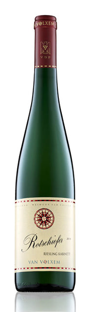 Bild einer Flasche, Weingut Van Volxem - Rotschiefer Riesling Kabinett feinherb VDP.Gutswein 2024, Weißwein von Weingut Van Volxem