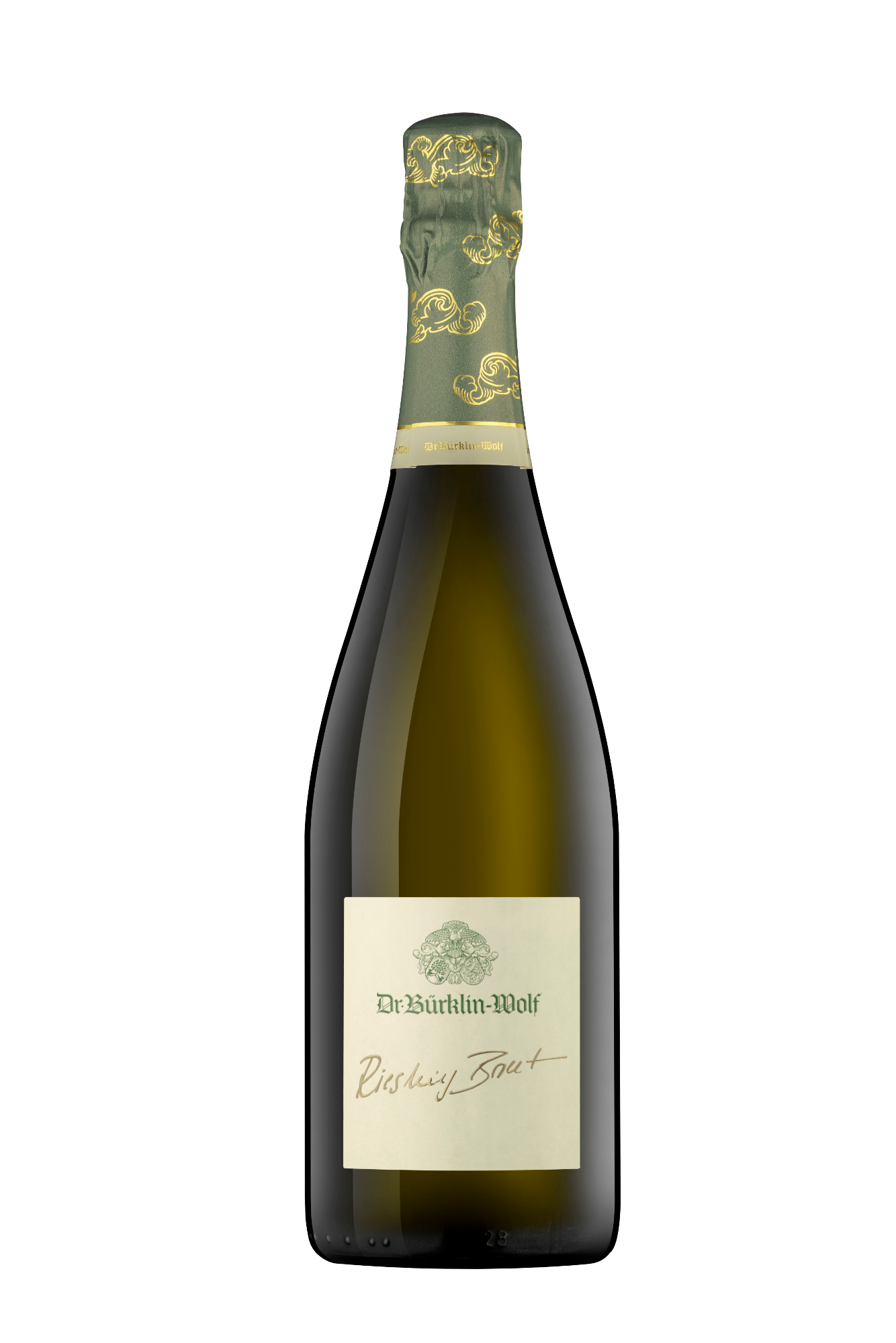 Bild einer Flasche, Weingut Dr. Bürklin-Wolf - Riesling Brut VDP.Sekt 2019, Schaumwein von Weingut Dr. Bürklin-Wolf