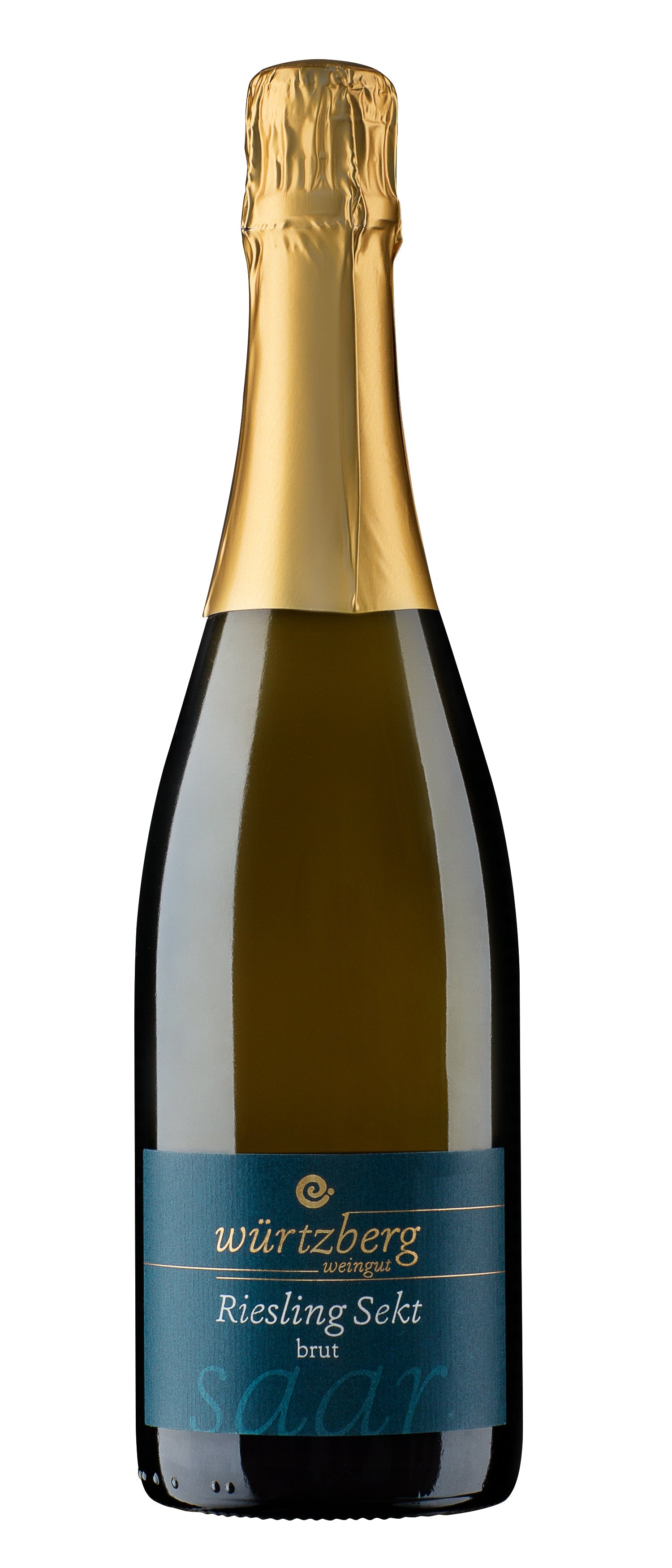 Bild einer Flasche, Weingut Würtzberg - Riesling Crémant brut 2022, Schaumwein von Weingut Würtzberg