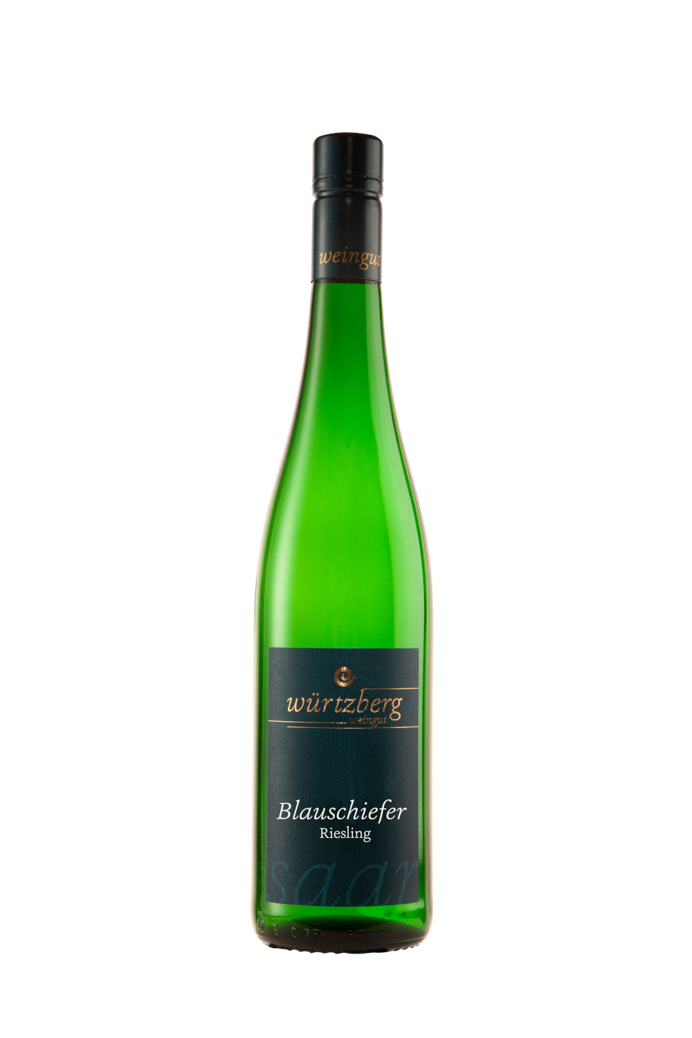 Bild einer Flasche, Weingut Würtzberg - Blauschiefer Riesling feinherb 2022, Weißwein von Weingut Würtzberg