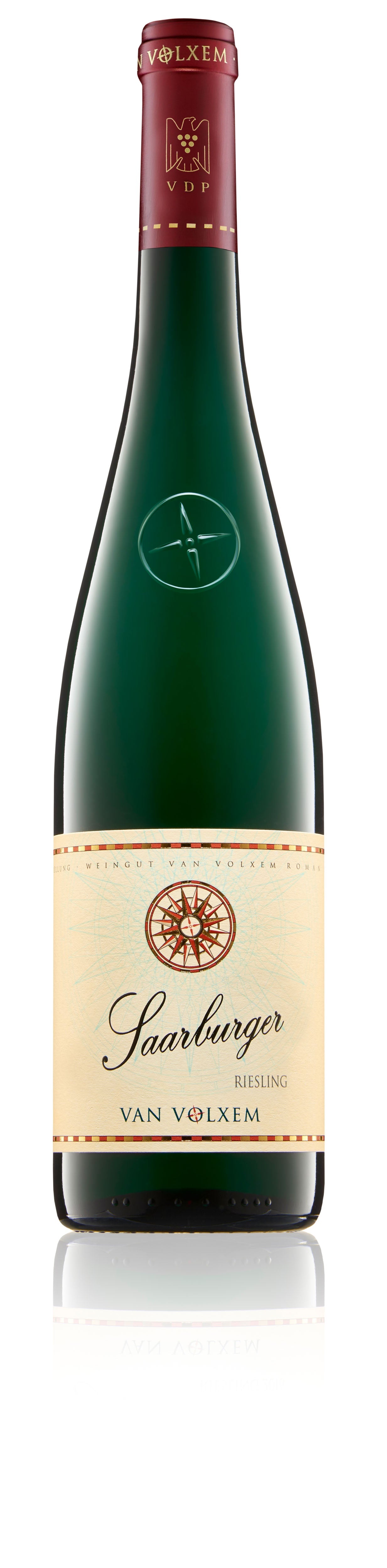 Bild einer Flasche, Weingut Van Volxem - Saarburger Riesling trocken VDP.Ortswein 2022, Weißwein von Weingut Van Volxem