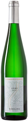 Bild einer Flasche, Weingut Lubentiushof - Gondorfer Gäns Riesling trocken 2017, Weißwein von Weingut Lubentiushof