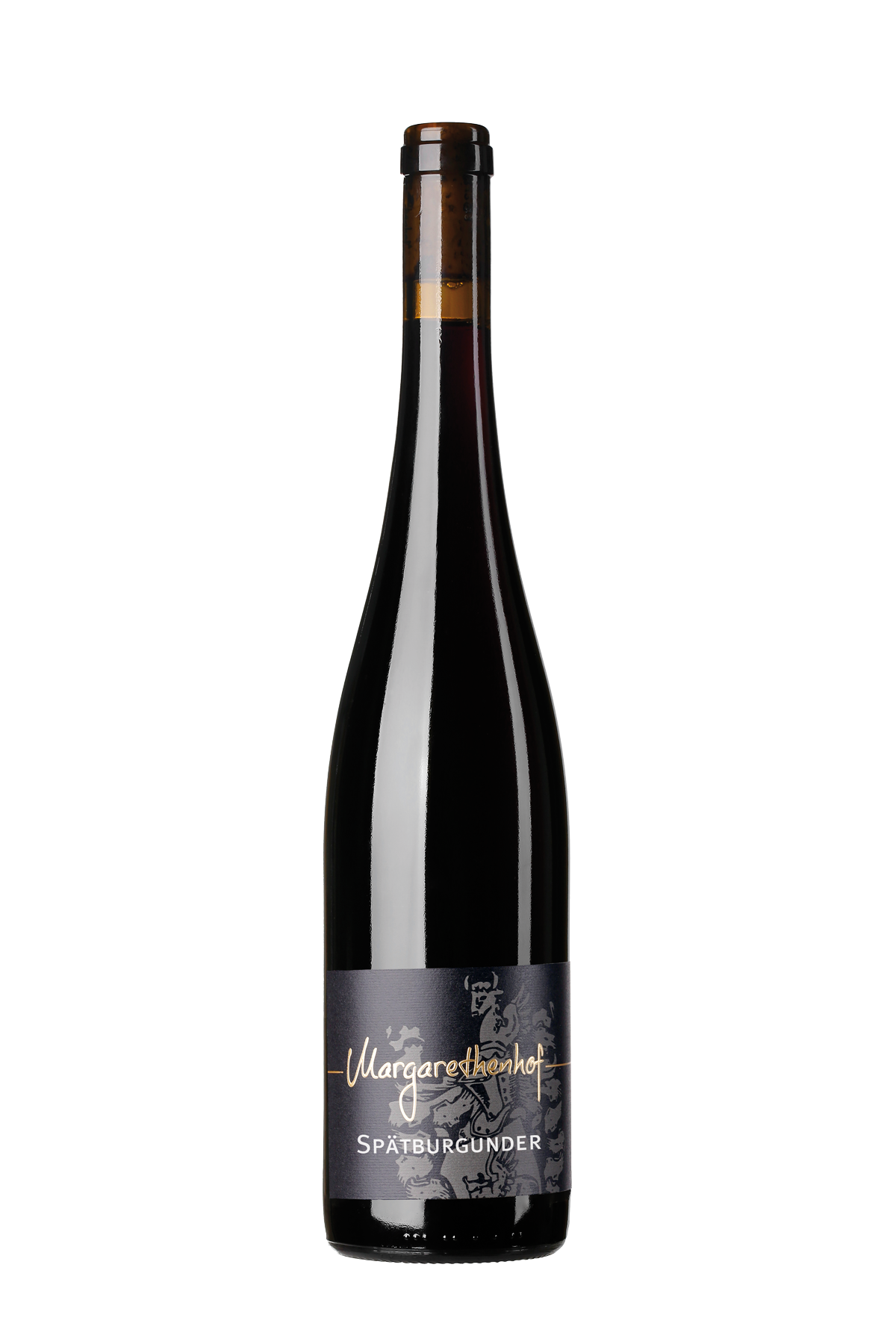 Bild einer Flasche, Margarethenhof - Forster Spätburgunder Rotwein trocken 2022, Rotwein von Margarethenhof