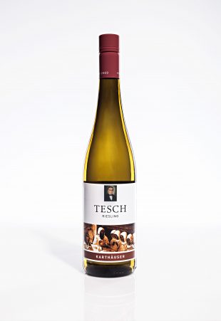 Bild einer Flasche, Weingut Tesch - Karthäuser Riesling trocken 2022, Weißwein von Weingut Tesch