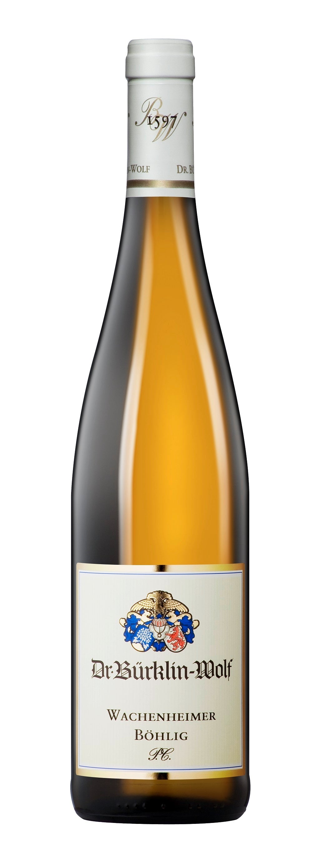 Bild einer Flasche, Weingut Dr. Bürklin-Wolf - Wachenheimer Böhlig P.C. Riesling trocken VDP.Erste Lage 2024, Weißwein von Weingut Dr. Bürklin-Wolf