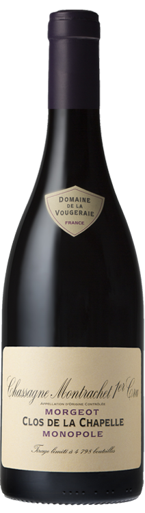 Domaine de la Vougeraie - Chassagne Montrachet 1. Cru Morgeot "Clos de la Chapelle" rouge Monopole 2022